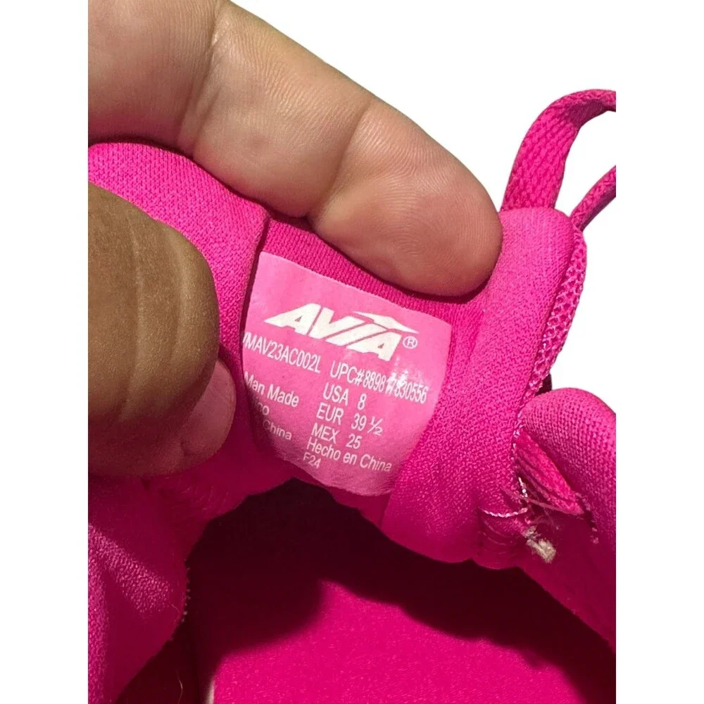 Avia Women's Air Memory Foam Hot Pink Walking Running Shoes Size 8